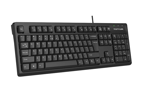 A4tech FKS12 Fstyler FN Multimedia Wired Keyboard USB Black,US Layout - view 5