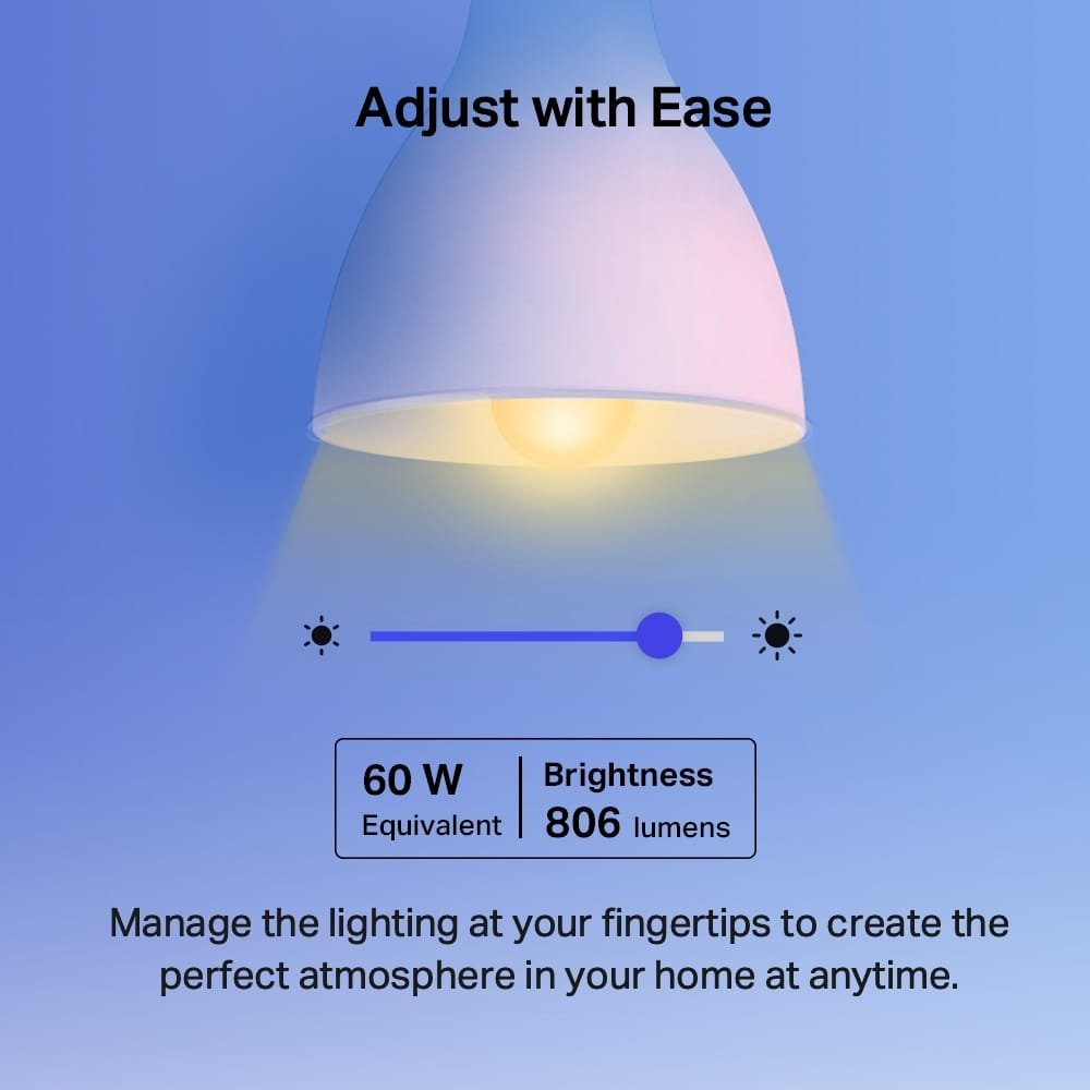 Tapo L530E Smart Wi-Fi Light Bulb, Multicolor
