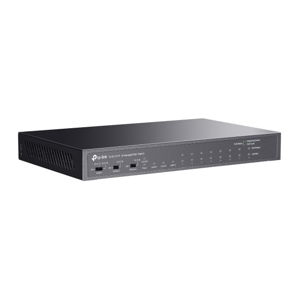 SL1311P 8-Port 10/100Mbps + 3-Port Gigabit Desktop Switch with 8-Port PoE+