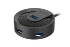 A4tech HUB-30 USB 3.0 4 Ports,100cm, USB Plug Black - view 3