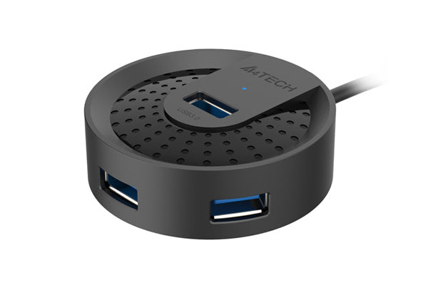 A4tech HUB-30 USB 3.0 4 Ports,100cm, USB Plug Black - view 3