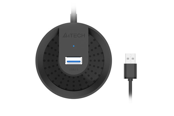 A4tech HUB-30 USB 3.0 4 Ports,100cm, USB Plug Black