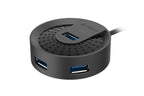 A4Tech HUB-30C HUB USB 3.0, Type-C Plug, Cable 50cm, Black - view 3