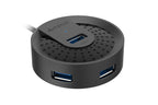 A4Tech HUB-30C HUB USB 3.0, Type-C Plug, Cable 50cm, Black - view 4