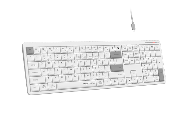 A4Tech FBX55C Keyboard White color_white