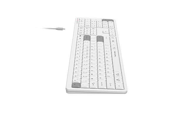 A4Tech FBX55C Keyboard White color_white