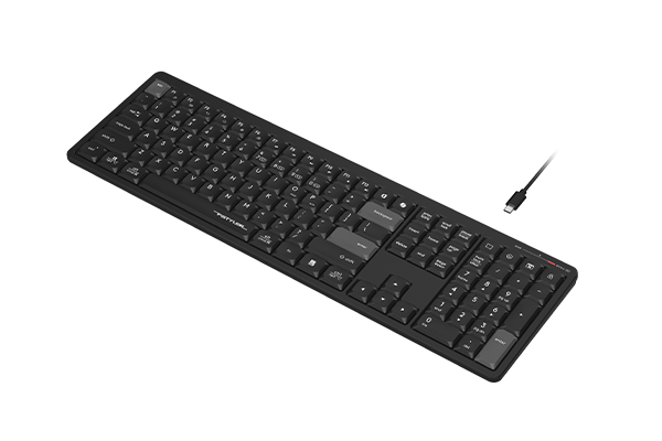 A4Tech FBX55C Keyboard Black color_black