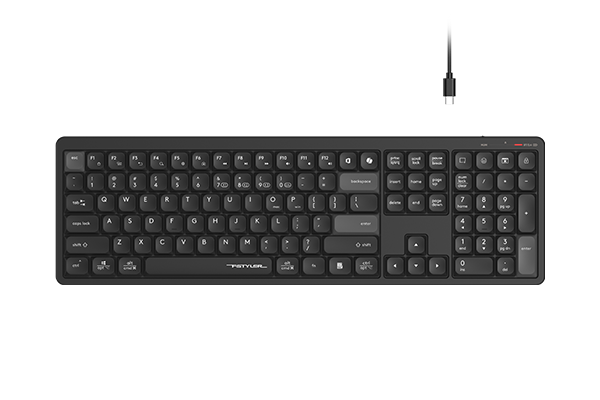 A4Tech FBX55C Keyboard Black color_black