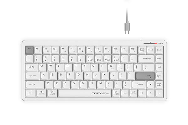 A4TECH FBX53C Keyboard White color_white