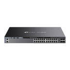 TP-Link Network Gigabit Desktop Switch SG6428XHP Omada 24-Port Gigabit Stackable L3 Managed PoE+ Switch with 4 10G Slots