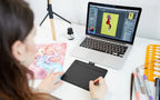 Wacom Intuos CTL-4100WL/K0-BX - Small Bluetooth Pen Tablet | Black - Bonus Software Included