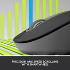 Logitech Signature M650 L Mouse Graphite 910-006247 - For Large-Sized Hands - Silent Clicks - SmartWheel