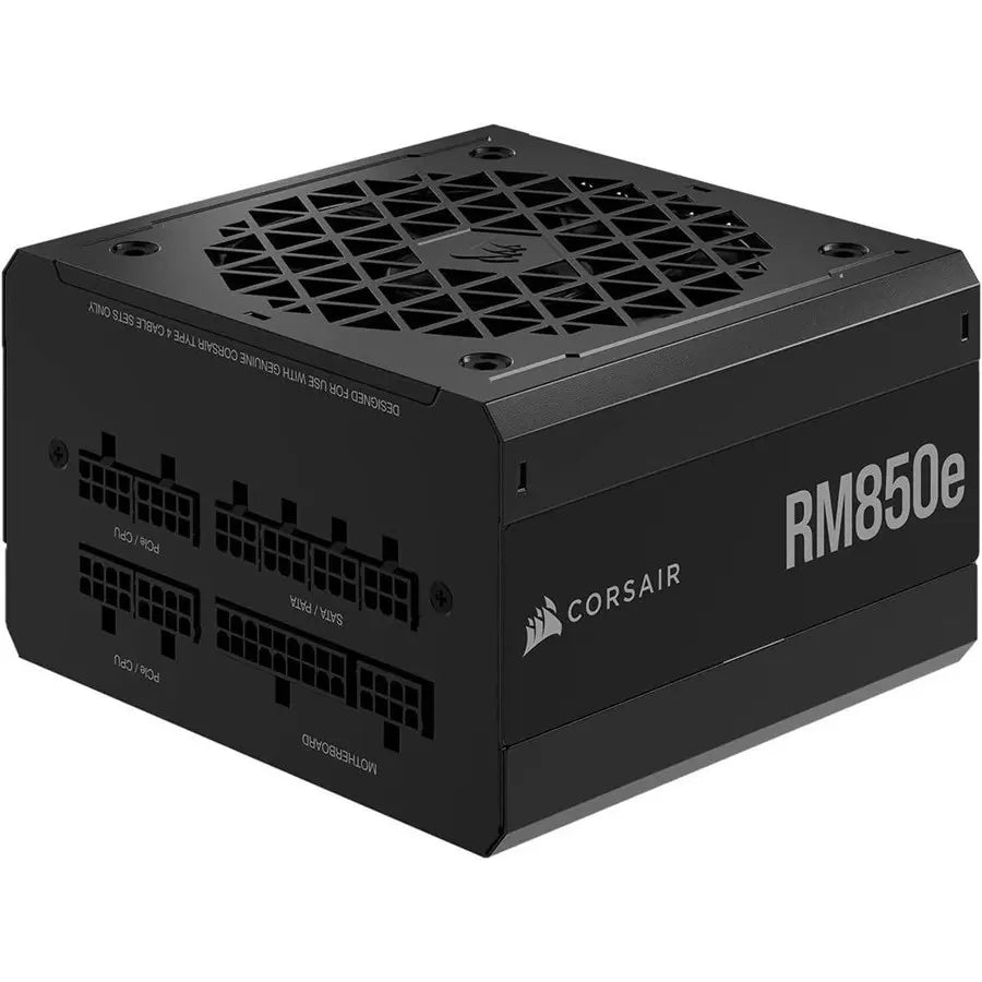 CORSAIR RM850e Fully Modular ATX Power Supply, 850W, ATX 3.1, PCIe 5.1, Cybenetics Gold, Black