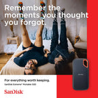 SanDisk 2TB Portable SSD, Up To 800MB/s Read, USB-C USB 3.2 Gen 2, SDSSDE30-2T00-G26