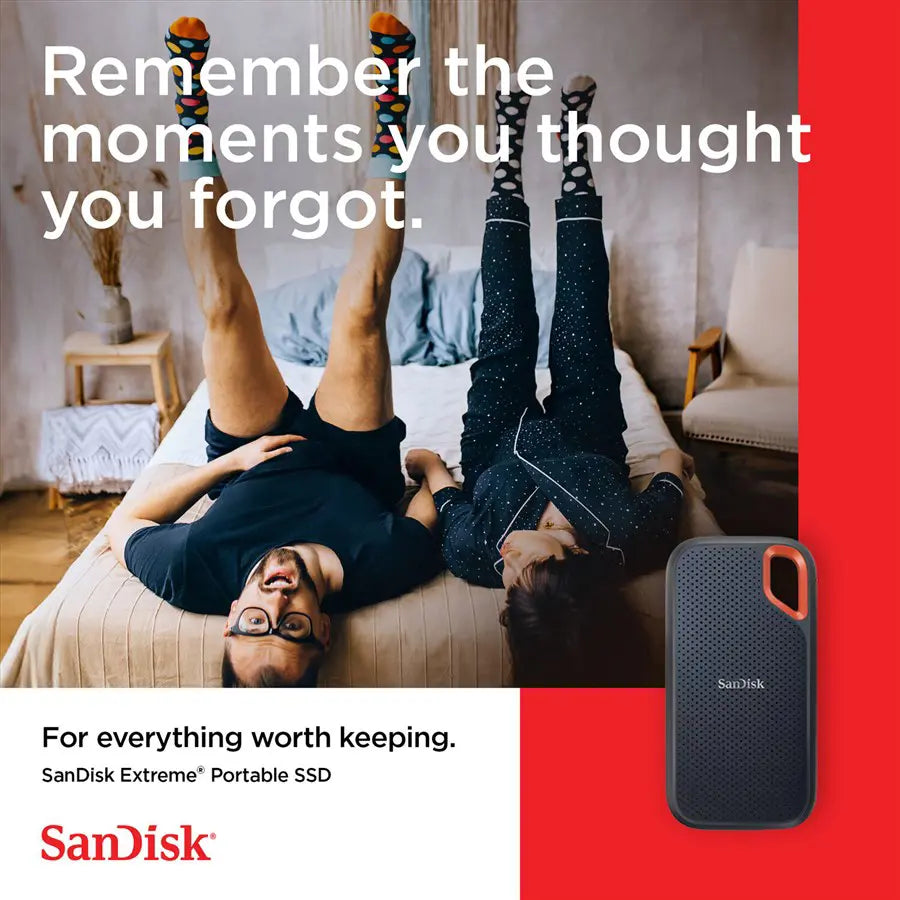 SanDisk 2TB Portable SSD, Up To 800MB/s Read, USB-C USB 3.2 Gen 2, SDSSDE30-2T00-G26