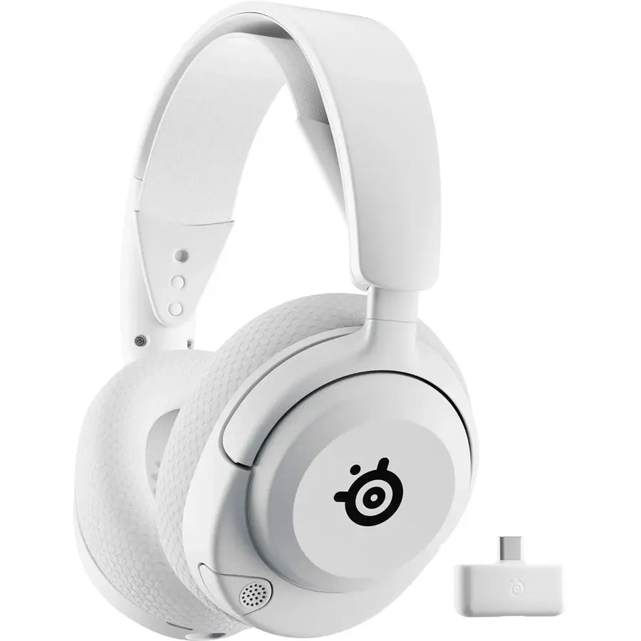 SteelSeries Arctis Nova 5P Wireless Gaming Headset for PS5, PS4 - White 61674 - Surround 7.1