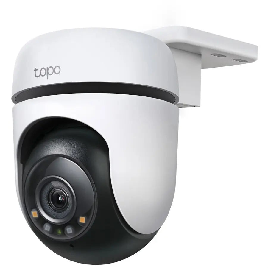 TP-Link Tapo C510W Outdoor Pan Tilt Security WiFi Camera, 2K Resolution, 360° View, Color Night Vision, IP65, Black