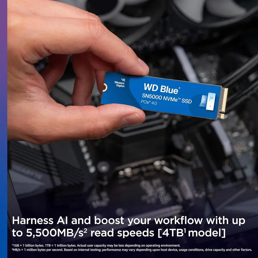 WD Blue SN5000 NVMe SSD 1TB WDS100T4B0E | 5,150MB/s
