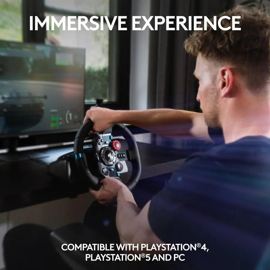 Logitech G29 Driving Force Racing Wheel For PlayStation PS5, PS4, PS3, PC | 941-000113