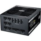 Cooler Master MWE Gold 1250 V2 ATX 3.1 Fully Modular Power Supply, 80 Plus Gold 1250W, PCIe 5.1 12VHPWR 90 Degree Connector, 140mm FDB Fan, MPE-C501-AFCAG-3EEU