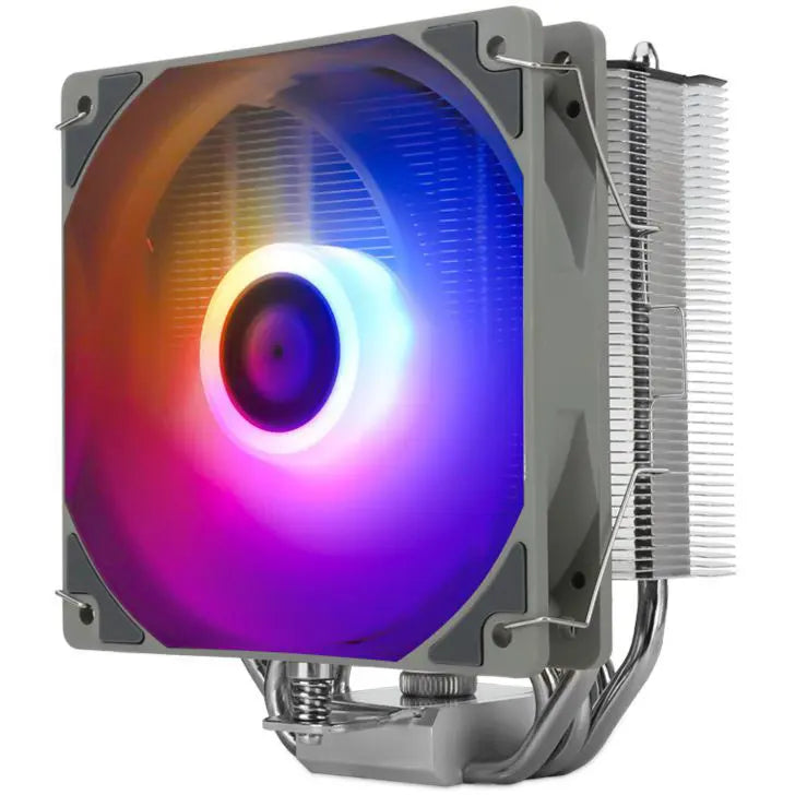 Thermalright Assassin King 120 SE ARGB CPU Air Cooler, AK120 SE ARB, 5 Heatpipes, TL-C12C-S PWM Quiet Fan CPU Cooler with S-FDB Bearing, for AMD AM4/AM5 Intel LGA1700/1150/1151/1200 - Black