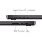 Apple Macbook Pro 16' | Apple M4 Pro 14-Core Chip - 24GB Memory - 512GB SSD - 20-Core GPU - 16' 3456 x 2234 Liquid Retina XDR Display - MX2X3 - Space Black