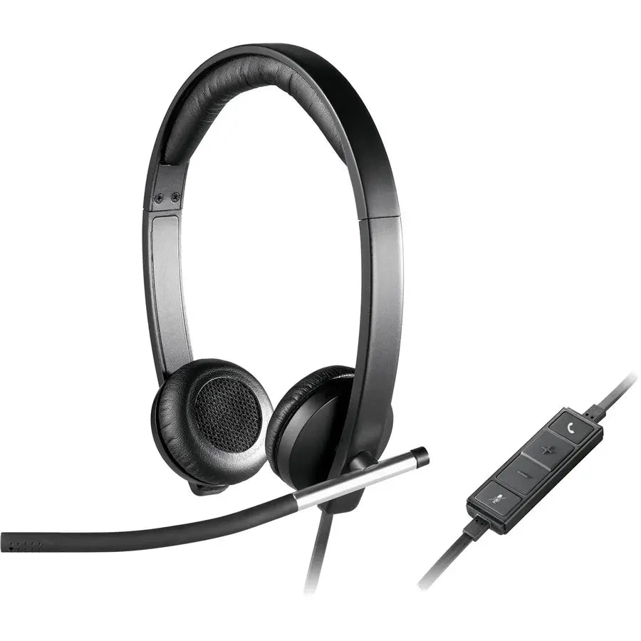 Logitech H650E USB Stereo Headset - Enterprise-Grade Audio Quality - Designed and Certified for Business