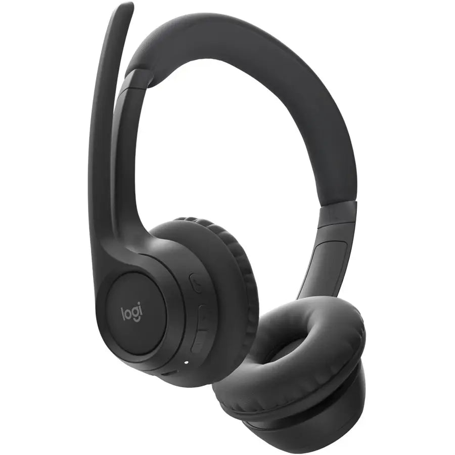 Logitech ZONE 300 Wireless Bluetooth Headset Noise-canceling Mics | Midnight Black