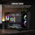 Corsair 2500X Mid-Tower Dual Chamber PC Case - Black CC-9011265-WW