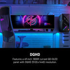 MSI MPG 491CQPX QD-OLED 49-inch QD-OLED 5120 x 1440 (DQHD) Computer Monitor