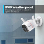 TP-Link Tapo C310 Outdoor Security Wi-Fi Camera - H.264, 3MP Ultra HD, 2K Resolution, IP66 WeatherProof, Two-Way Audio