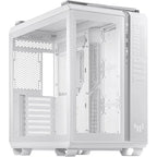 Asus TUF Gaming GT502 ATX Gaming Case, White, Dual Chamber Chassis