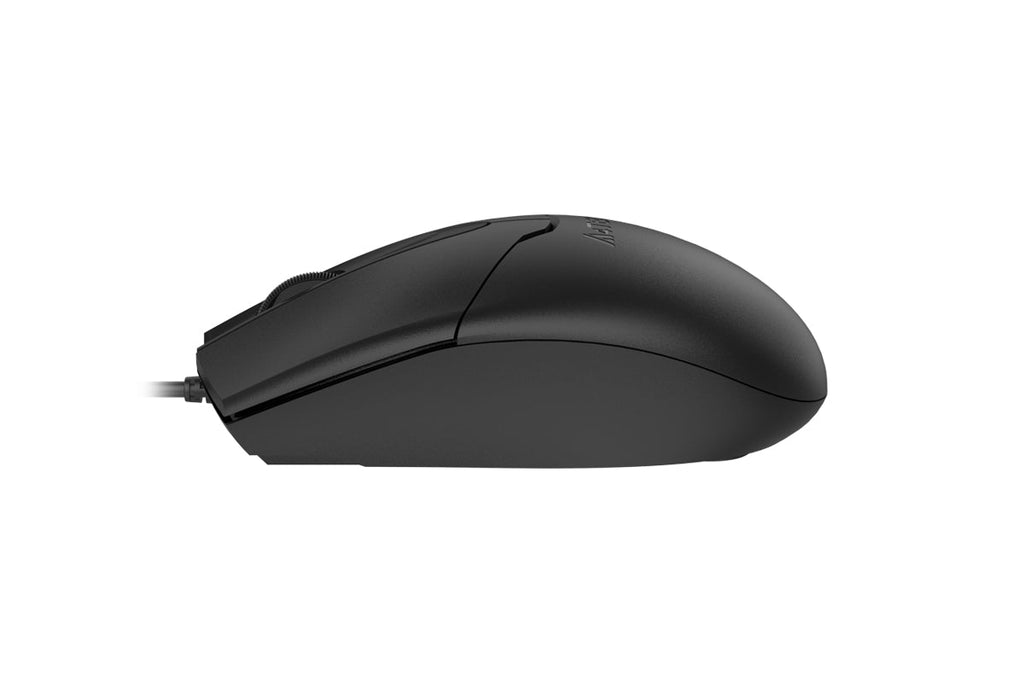 A4tech OP-550S Wired Mouse Silent Click USB Black with Teflon feet - view 4