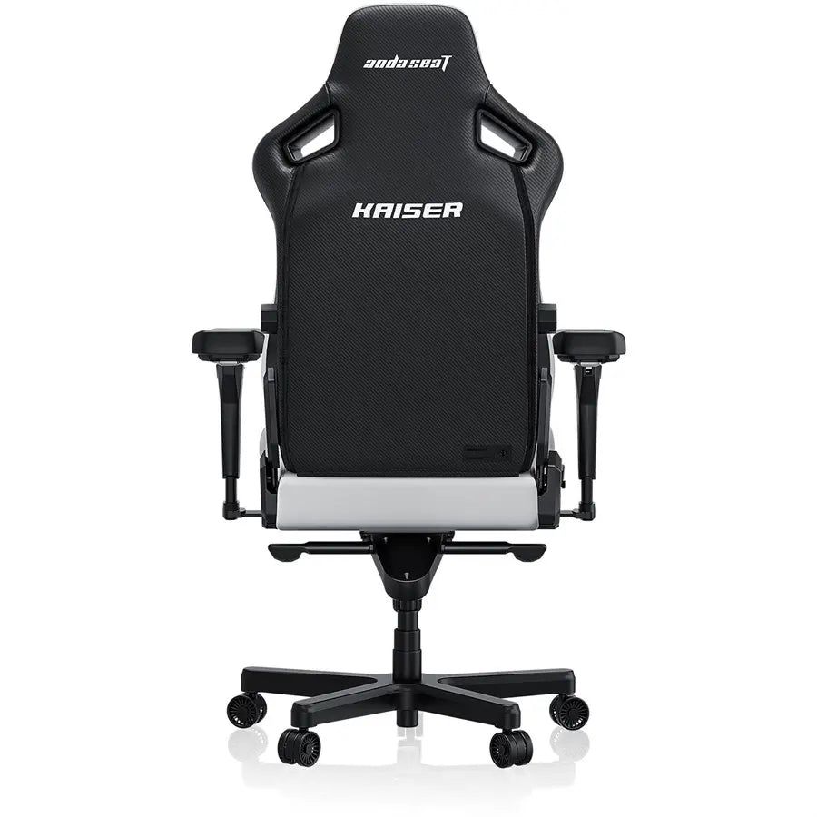 AndaSeat Kaiser 4 XL Series Premium Gaming Chair | XL - Premium PVC Leather - Cloudy White