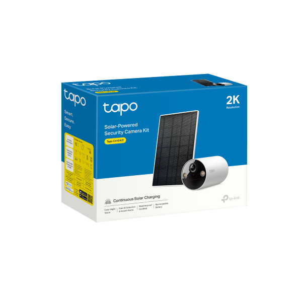 TP-Link Wi-Fi Camera Tapo C410 KIT Solar-Powered Security Camera Kit (1-Pack)