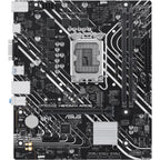 Asus Prime H610M-K ARGB Micro-ATX Motherboard, Intel H610 LGA1700, DDR5, PCIe 4.0, 32Gbps M.2, Realtek 1Gb Ethernet, HDMI and VGA, USB 3.2 Gen 1, SATA 6Gbps, Aura Sync