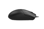 A4tech OP-550S Wired Mouse Silent Click USB Black with Teflon feet - view 2
