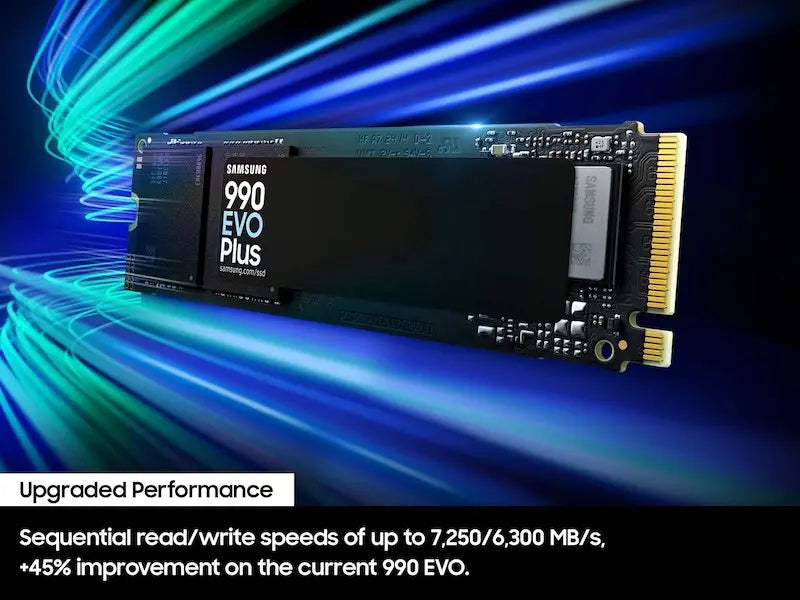 Samsung 990 EVO Plus Gen4 NVMe SSD 2TB | MZ-V9S2T0 | 7,250 MB/s | M.2