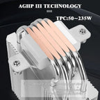 Thermalright Assassin King 120 SE ARGB CPU Air Cooler, AK120 SE ARB, 5 Heatpipes, TL-C12C-S PWM Quiet Fan CPU Cooler with S-FDB Bearing, for AMD AM4/AM5 Intel LGA1700/1150/1151/1200 - Black