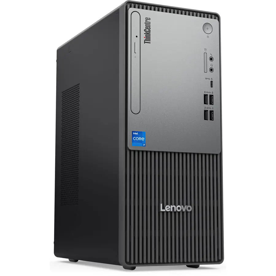 Lenovo ThinkCentre Neo 50t Gen 5 Desktop, Intel Core i5-14400, 16GB DDR5 RAM, 512GB SSD, Intel UHD Graphics, Black (Official Warranty)