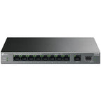 TP-Link LS1210GP 10-Port Gigabit Desktop Switch, 8-Port PoE+ 61W, 9x RJ45 and 1x SFP