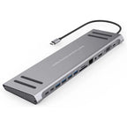 ONTEN USB C Docking Station 13 in 1 HDMI VGA PD(3.0), 4*USB, 2*USB C, 10/100M Gigabit | OTN-9199A