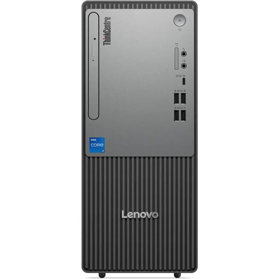 Lenovo ThinkCentre Neo 50t Gen 5 Desktop, Intel Core i5-14400, 16GB DDR5 RAM, 512GB SSD, Intel UHD Graphics, Black (Official Warranty)