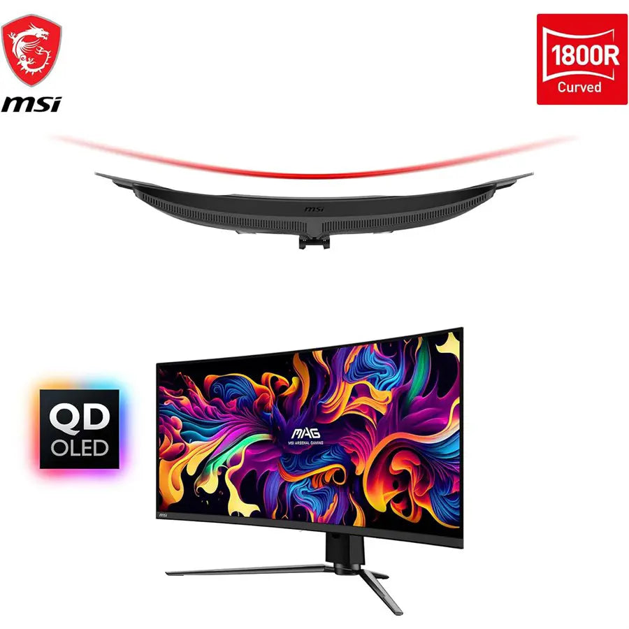 MSI MPG 341CQPX QD-OLED 34-inch Curved OLED Gaming Monitor