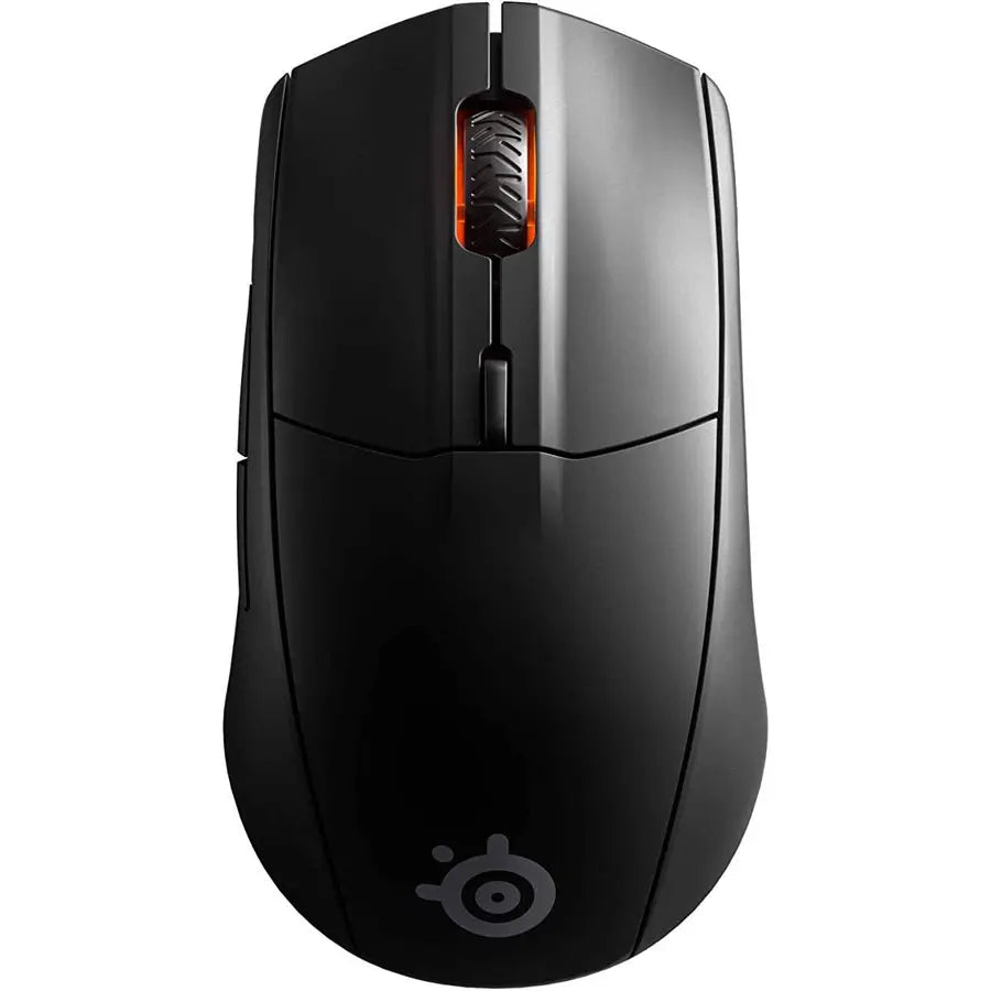 SteelSeries Rival 3 Wireless Gaming Optical Mouse, TrueMove Air Optical Gaming Sensor, 2.4GHz and Bluetooth, 400+ Hours Battery Life, 60 Million Click Mechanical Switches, Matte Black 62521