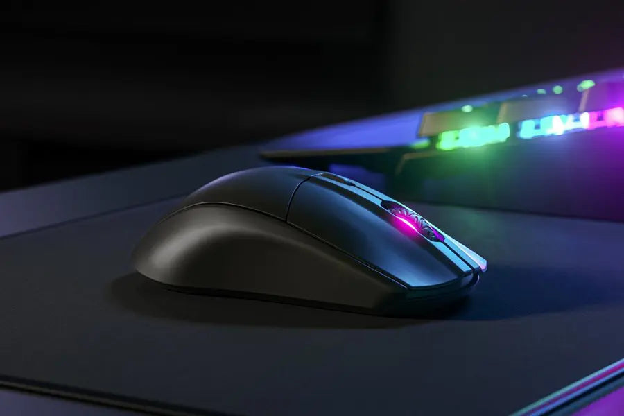 SteelSeries Rival 3 Wireless Gaming Optical Mouse, TrueMove Air Optical Gaming Sensor, 2.4GHz and Bluetooth, 400+ Hours Battery Life, 60 Million Click Mechanical Switches, Matte Black 62521