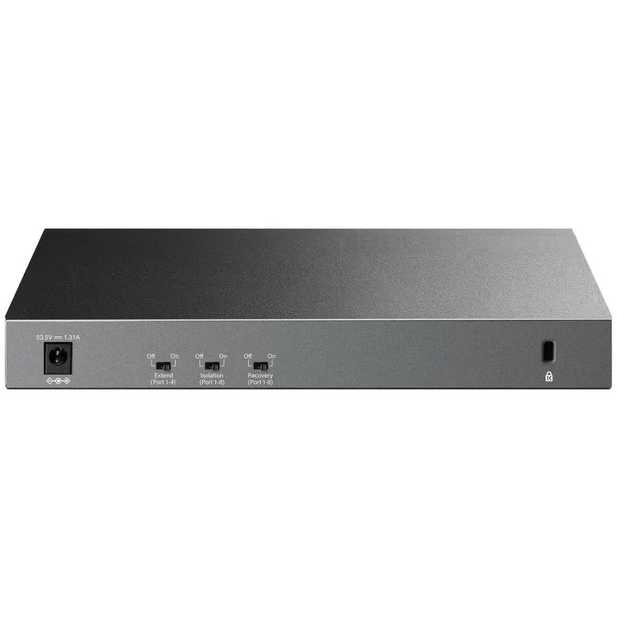 TP-Link LS1210GP 10-Port Gigabit Desktop Switch, 8-Port PoE+ 61W, 9x RJ45 and 1x SFP