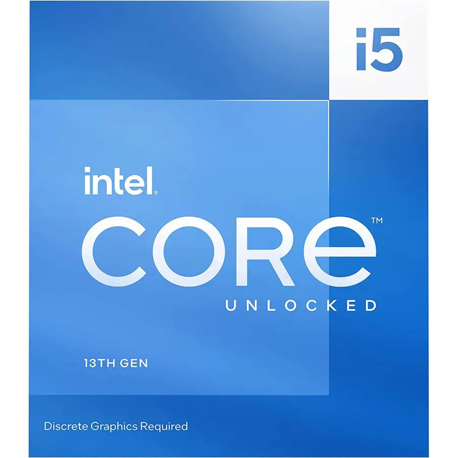 Intel Core i5-13600KF Desktop Processor - 24M Cache, up to 5.10 GHz, 14 Cores, 20 Threads, LGA1700, Unlocked, 13th Gen