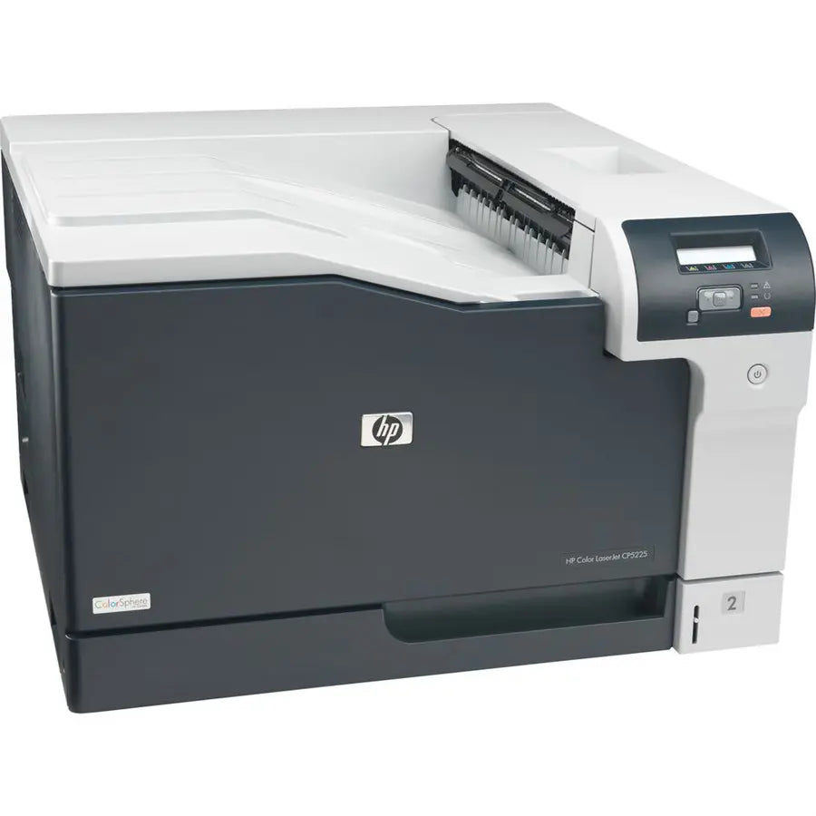 HP Color LaserJet Professional CP5225dn Printer - Print Only, Up to 20 ppm, Auto Duplex, 2 Trays, A3