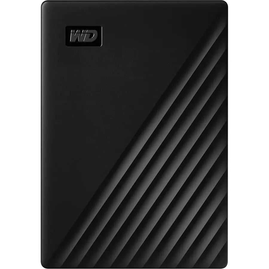 WD My Passport Portable External Hard Drive 5TB USB 3.1 and USB 3.0 Compatible Black WDBPKJ0050BBK